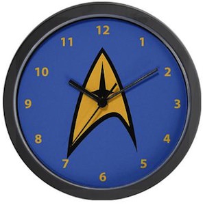 Star Trek Starfleet wall clock