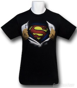 Superman Unbuttoned T-Shirt