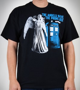 Doctor Who The Angels Have The Phone Box T-Shirt