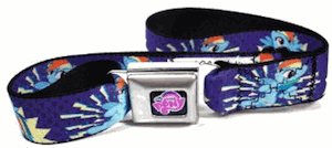 My Little Pony Rainbow Dash Belt in Seatbelt style