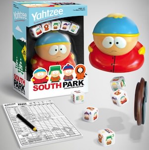 South Park Yahtzee board game