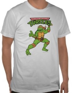 Teenage Mutant Ninja Turtle Michelangelo Pose T-Shirt