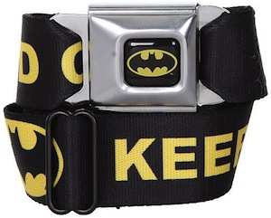 Batman Seat Belt Style Belt