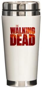 The Walking Dead logo travel mug