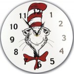 The Cat In The Hat Wall Clock