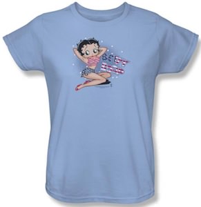 Betty Boop All American Girl T-Shirt