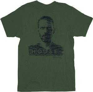 Gregory House Portrait T-Shirt