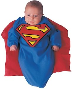 Superman newborn costume