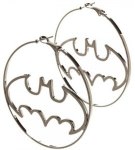 Batman logo Hoop Earrings
