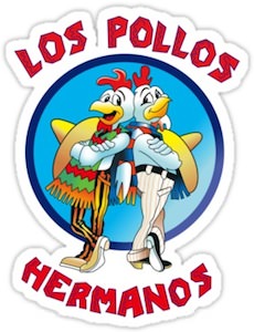 Breaking Bad Los Pollos Hermanos logo Sticker