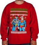 Batman & Superman Christmas Sweater