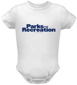 Parks And Recreation logo Baby snapsuit