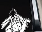 Waving Eeyore Window Decal