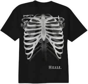 House Glow In The Dark Rib Cage T-Shirt