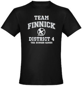 The Hunger Games Team Finnick District 4 T-Shirt