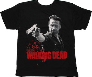 The Walking Dead Rick Grimes And His Gun T-Shirt