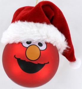 Sesame Street Elmo Big Face Christmas Ornament