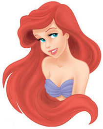 Princess Ariel Temporary tattoo