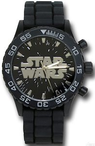 Black Star Wars Classic Logo Wrist Watch