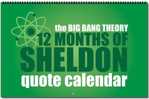 The Big Bang Theory 12 Months Of Sheldon Calendar