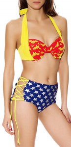 Wonder Woman Retro Bikini Top