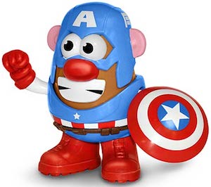 Captain America Mr. Potato Head toy