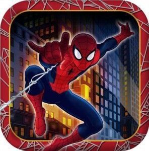 Spiderman Party Plates