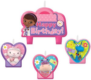 Doc McStuffins Birthday Candle Set