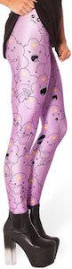 Adventure Time purple leggings