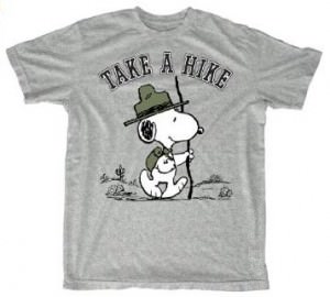 Peanuts Snoopy Take A Hike T-Shirt