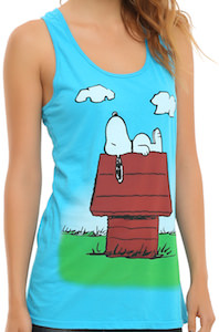 Peanuts tank top with Snoopy