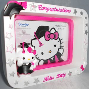 Hello Kitty Graduation Picture Frame