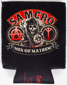 Samcro Men Of Mayhem Can Koozie