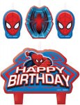 Spider-Man Birthday Candle Set