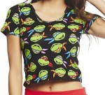 Teenage Mutant Ninja Turtle Crop T-Shirt