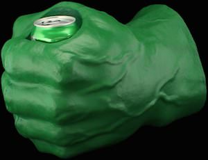 The Hulk Uberfist Can Koozie