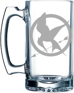 The Hunger Games Mockingjay Logo Beer Stein