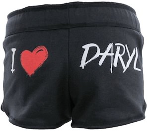 The Walking Dead I Heart Daryl Shorts