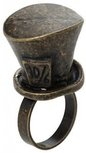 Alice In Wonderland Mad Hatter Ring