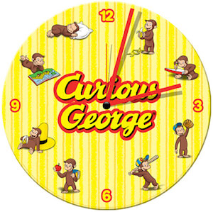 Curious George Wall Clock