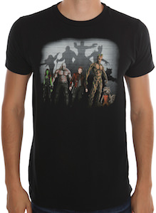 Marvel Guardians Of The Galaxy Lineup T-Shirt