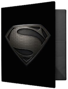 Superman Man Of Steel Logo Binder