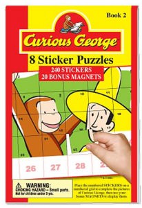 Curious George Puzzle Sticker Book #2