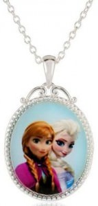 Frozen Anna And Elsa Pendant Necklace