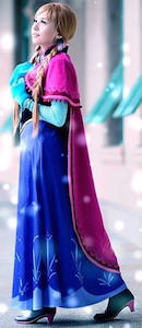 Frozen Princess Anna Costume For Kids And Adults