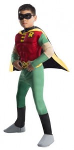Robin Deluxe Muscle Chest Kids Costume