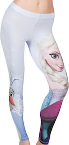 Frozen Sisters And Olaf Leggings