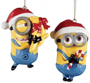 Minions Dave And Carl Christmas Ornaments