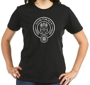 Girls The Hunger Games District 13 T-Shirt
