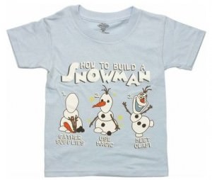 Build A Snowman With Olaf T-Shirt